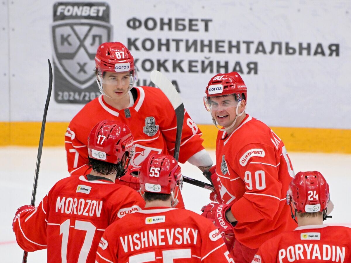    Хоккей. КХЛ. Матч "Спартак" - "Северсталь"© РИА Новости / Сергей Гунеев