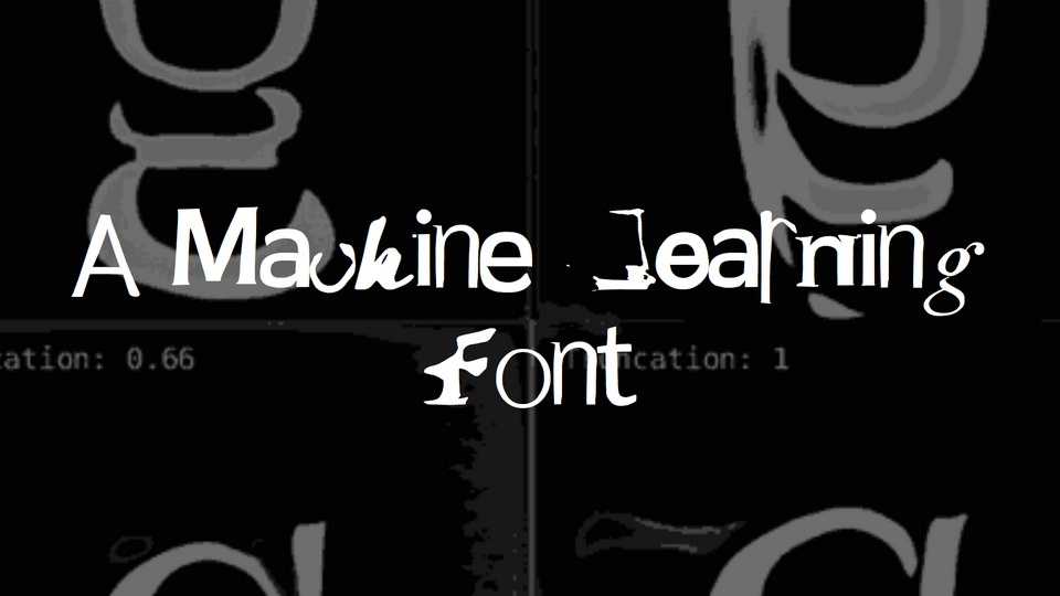 Источник: MyFontLib URL: https://myfontlib.com/font/machine-learning-font (дата обращения: 05.02.2025) MachinelearningFont — шрифт, созданный студией NaN с помощью нейросети. Для его генерации потребовалось более 500 часов и 2000+ шрифтов из Google Fonts.
