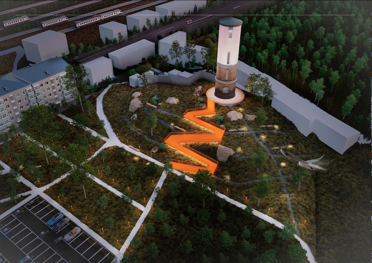    Проект благоустройства привокзальной площади в Кеми. Фото: Артур Парфенчиков.