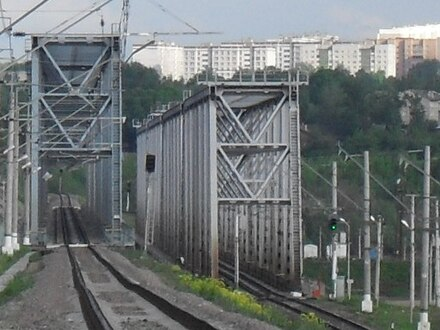 Мост в Кашире. Фото с сайта https://ru.wikipedia.org/wiki/Каширский_железнодорожный_мост?oldformat=true
