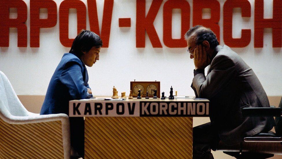 Матч на звание Чемпиона Мира по шахматам Карпов-Корчной (фото из открытого доступа)