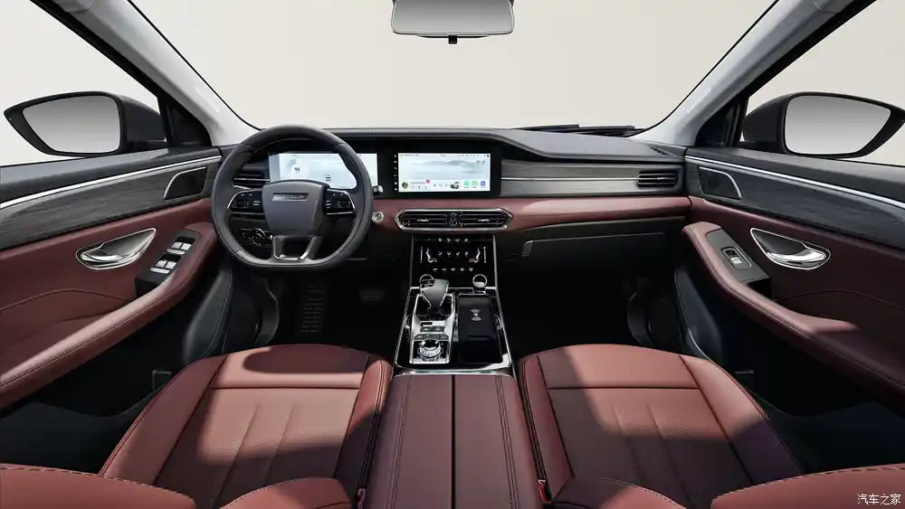 Интерьер обновленной версии кроссовера Jetour X90 Plus в китайской спецификации.
