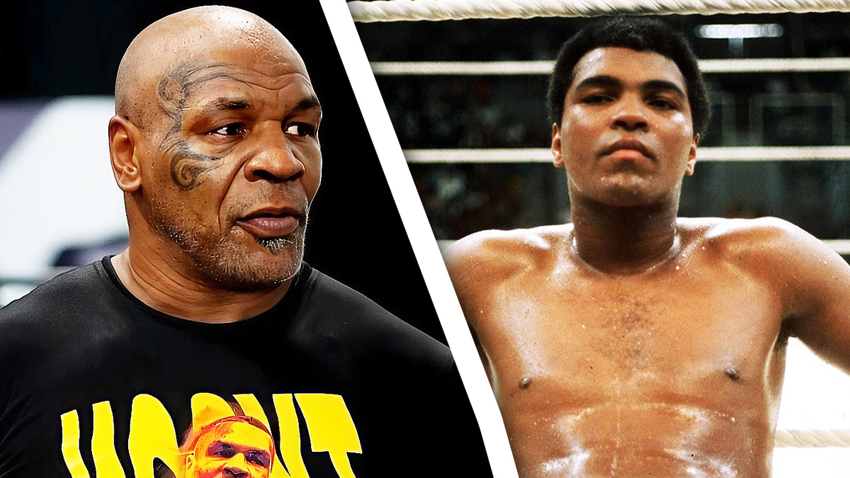 Майк Тайсон и Мухаммед Али