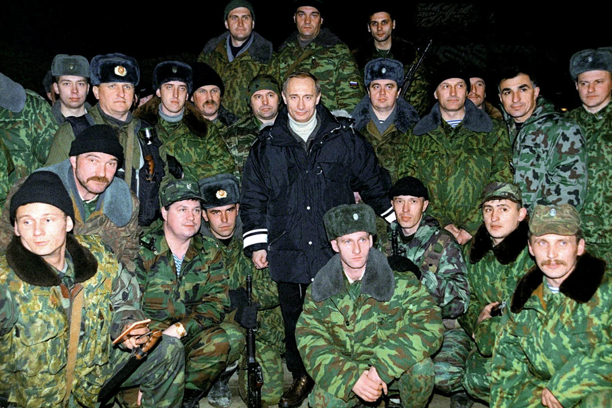 Владимир Путин в Чечне. Декабрь 1999 г.