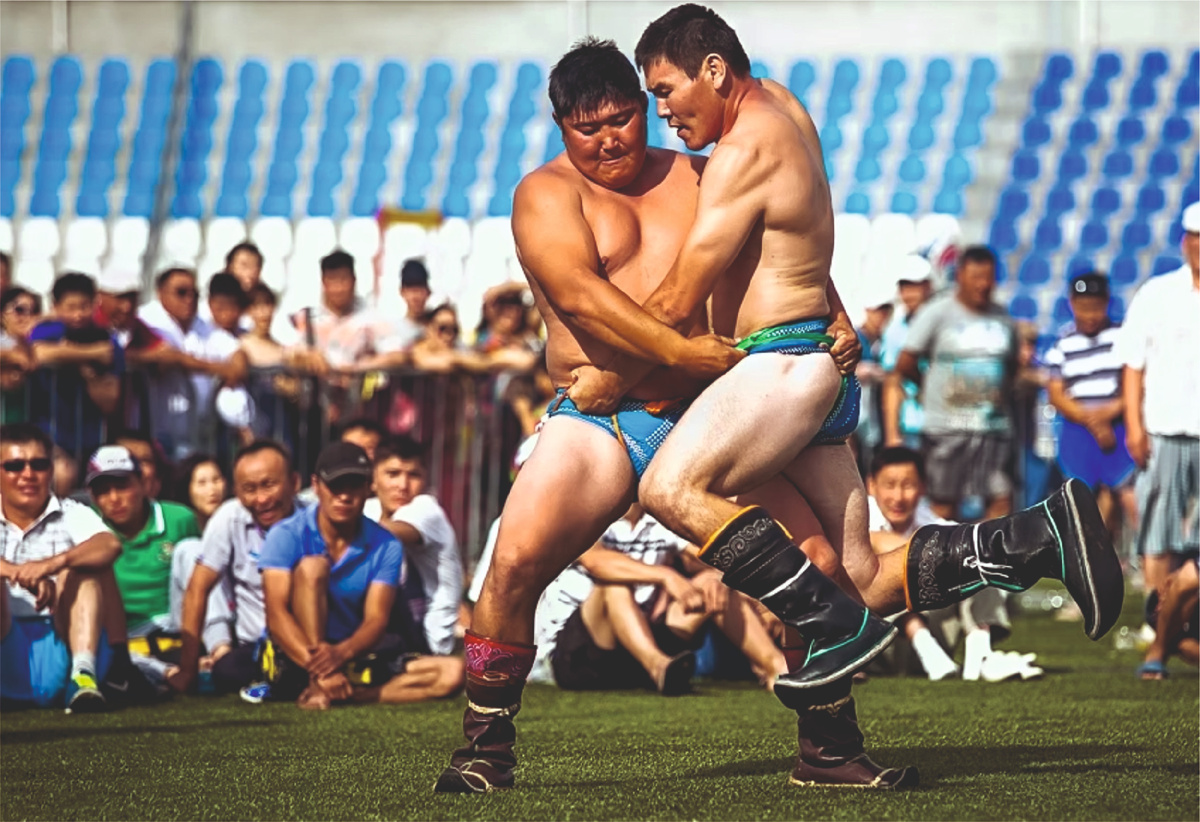 Бурятская борьба «Бухэ барилдаан»