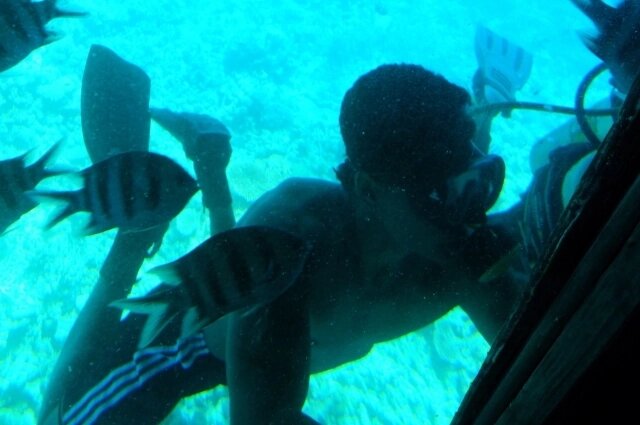    Вид из батискафа. Фото: Из личного архивa