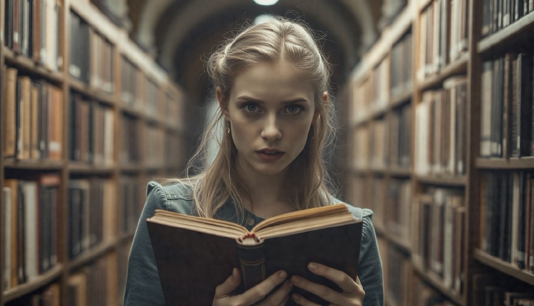 Алиса в библиотеке 