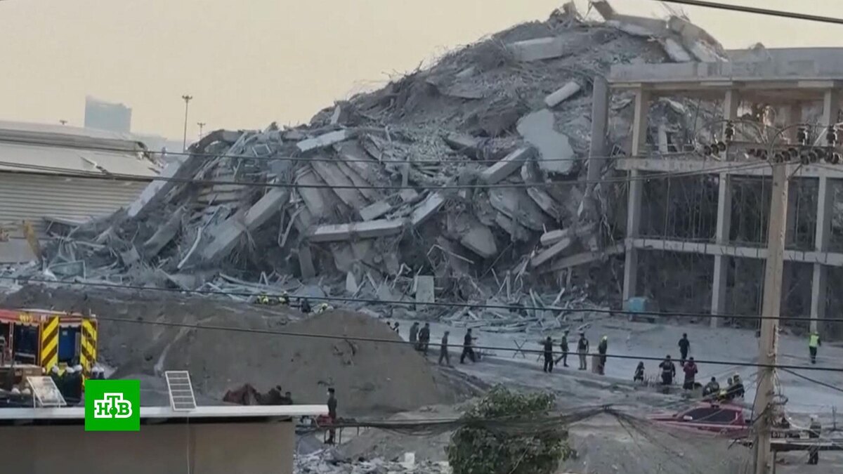    После землетрясения в Мьянме люди боятся афтершоков и ночуют на улицах