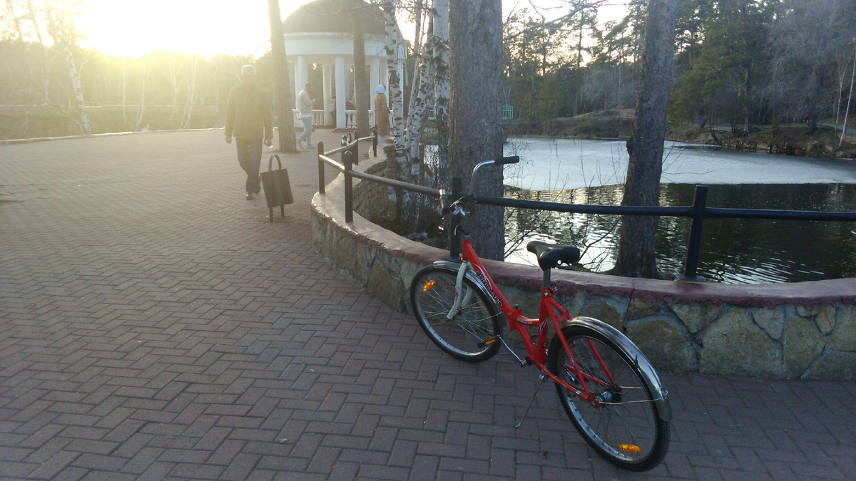 Не знаю, как велосипед, а я рад поездке. Источник: фото автора