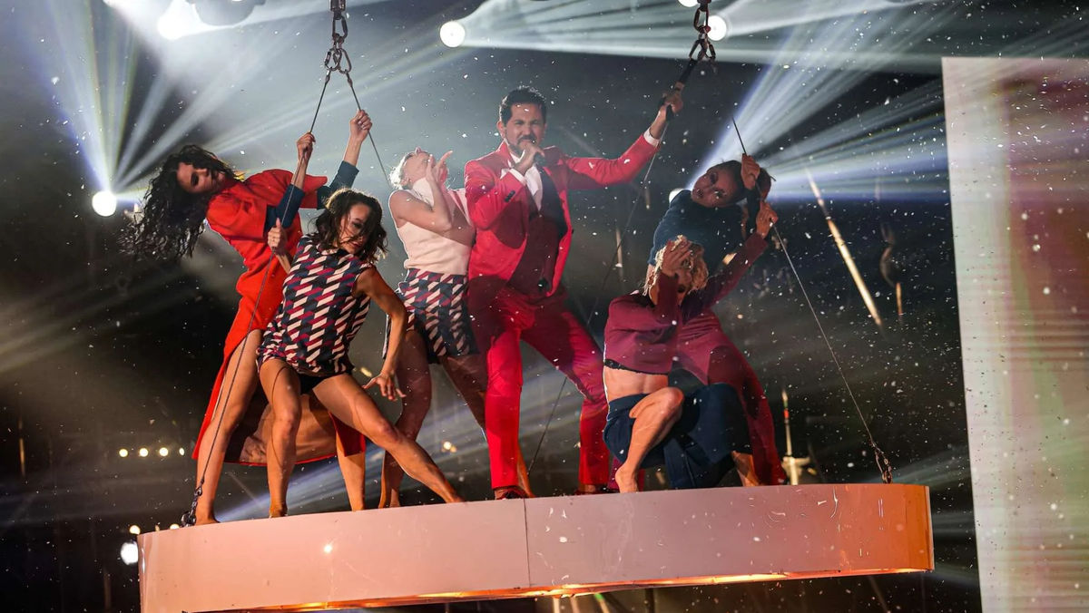 Съёмки шоу "Суперстар"