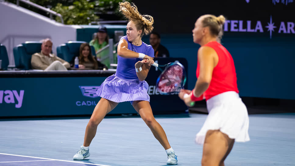 Мирра Андреева и Диана Шнайдер.📷Фото: Robert Prange / Getty Images