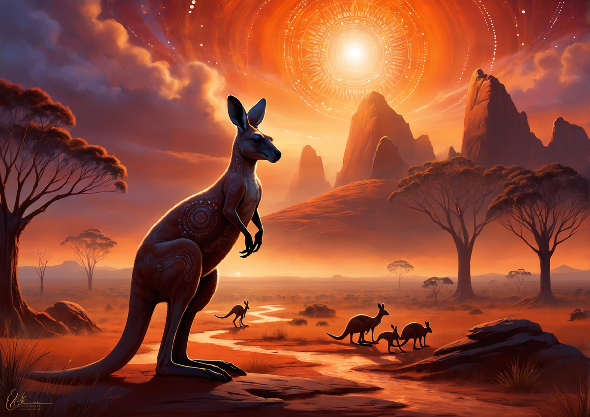 Мифическое животное, связанное с австралийской мифологией