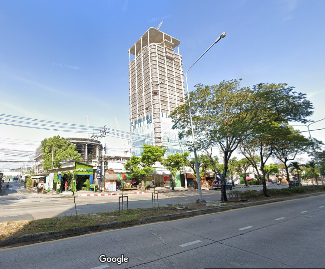 Стройка на момент 2024 года. Скрин с google map, песто на карте далее в галерее