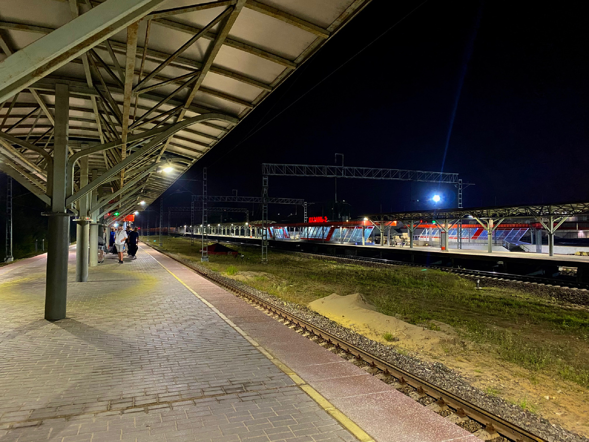 Вечерний вокзал Казань 2