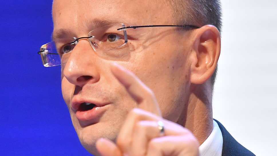 Петер Сийярто.📷Фото: Евгений Павленко / Коммерсантъ