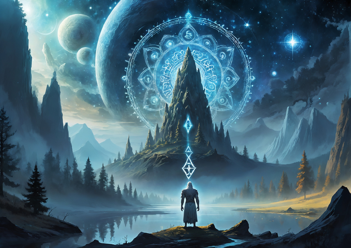 Эфирное и мистическое изображение славянской мифологии