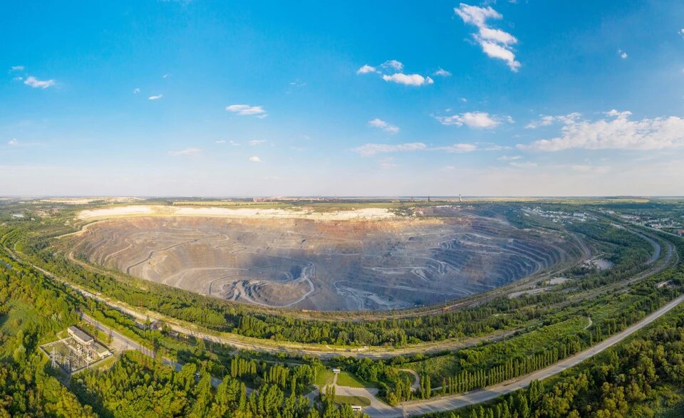 Лебединский карьер. Иллюстрация с сайта Яндекс. Картинки.