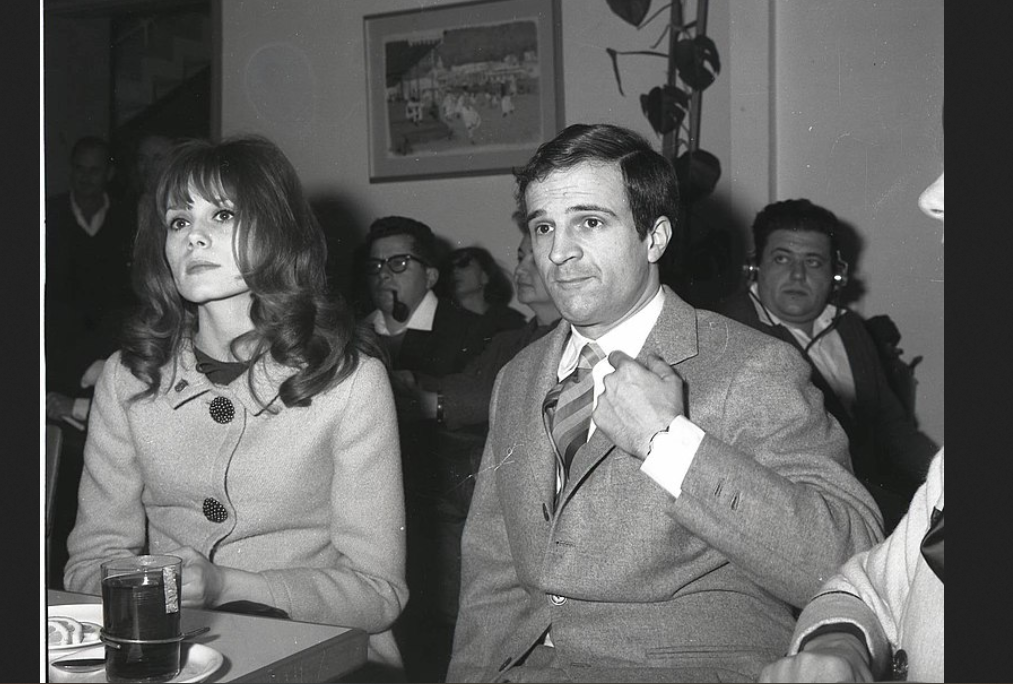 Франсуаза Дорлеак и Франсуа Трюффо в Израиле. 1963