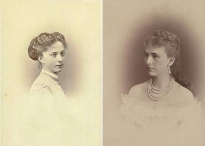 Сестры Екатерина и Мария Долгоруковы.