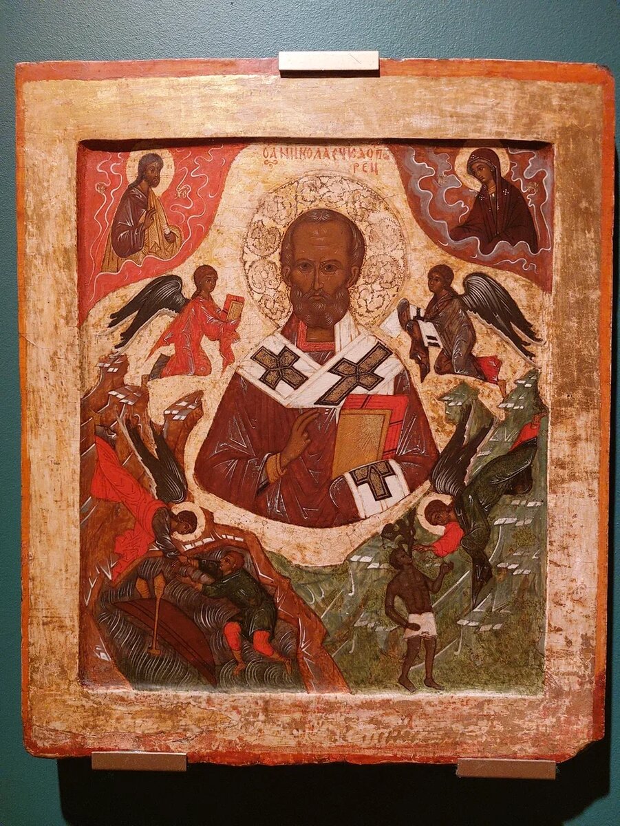 XVI век, икона Николая Чудотворца, для вдохновения вам. Листайте галерею, там подробности