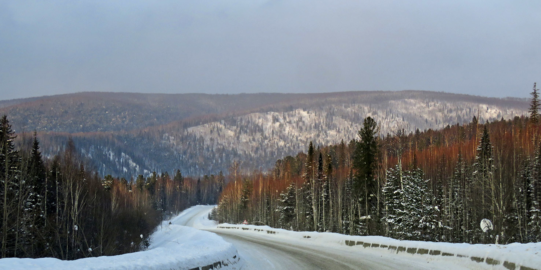 Дорога в тайгу. Проехал по Северо-Енисейскому тракту