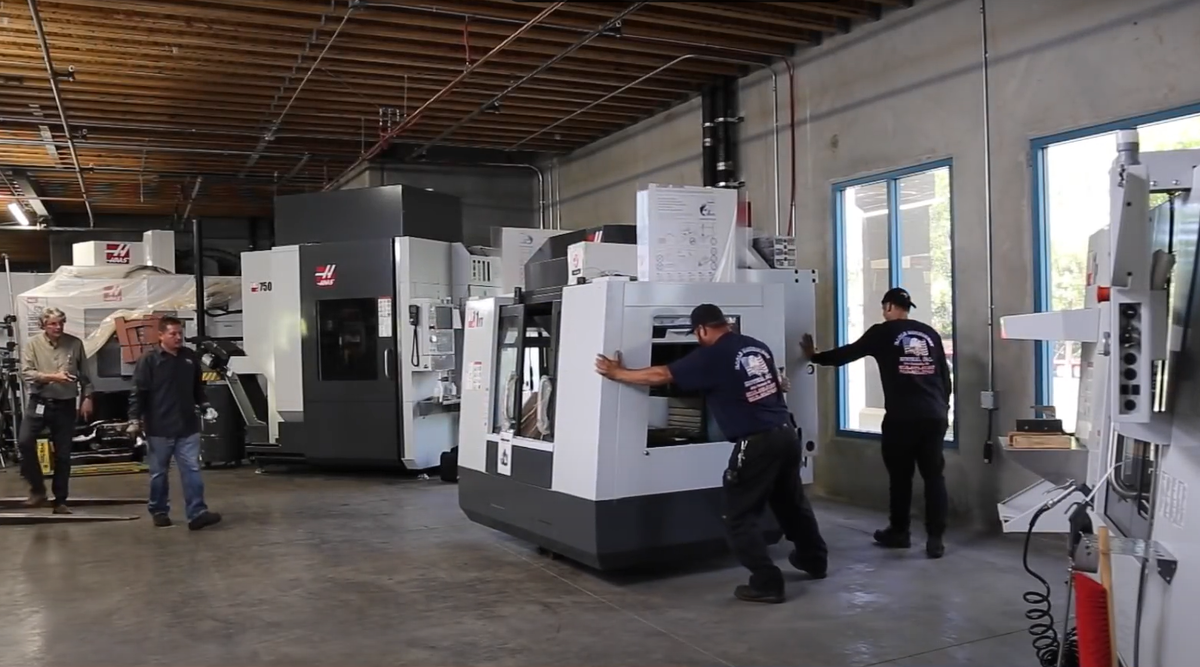 Монтаж оборудования после распаковки