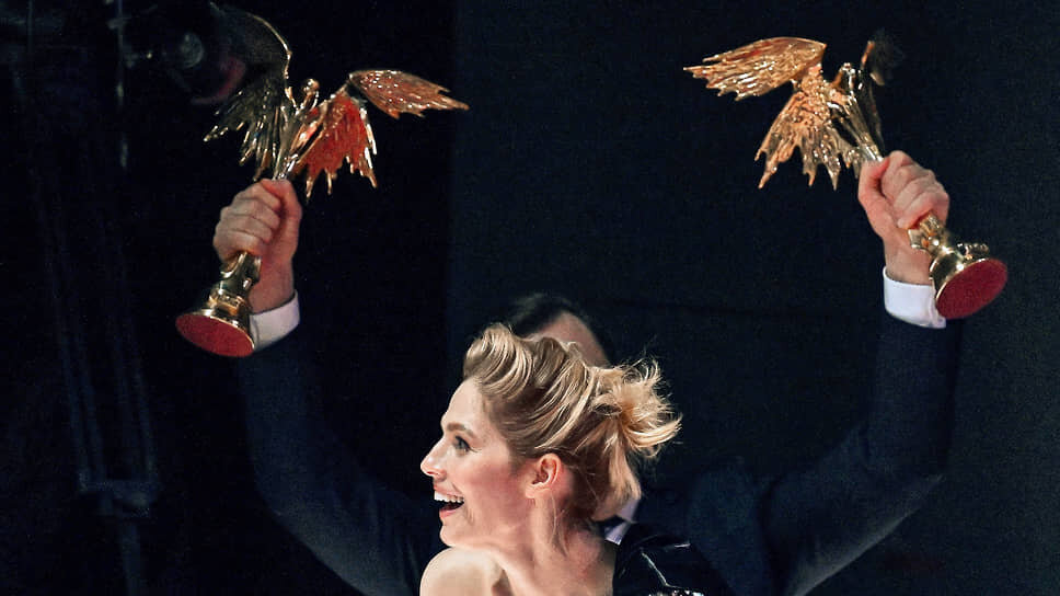 Актриса Юлия Снигирь на церемонии вручения премии «Ника» в Москве.📷Фото: Александр Миридонов / Коммерсантъ