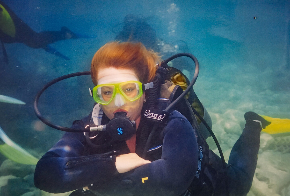 Одно из моих погружений в пучину морскую