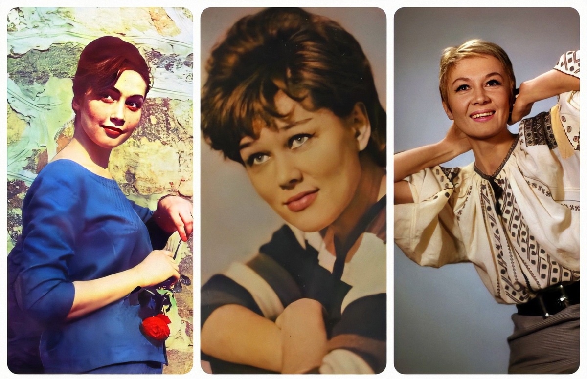 фотоколлаж - Фотографии советских актрис. Всех назовёте? Тест