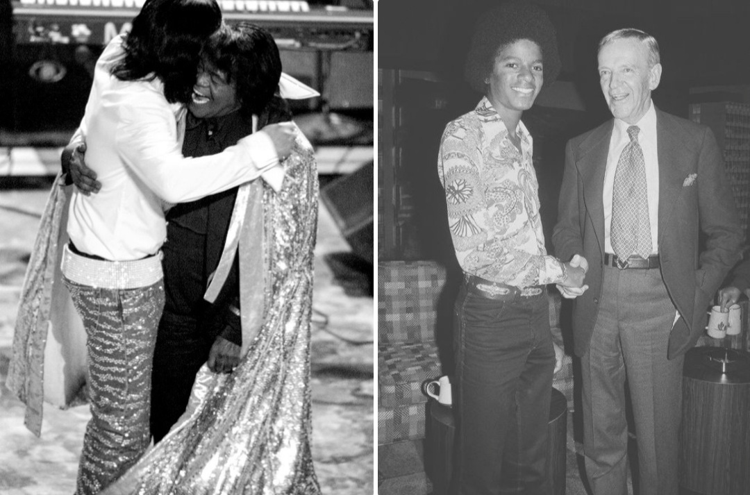 Майкл с Джеймсом Брауном и Фредом Астером