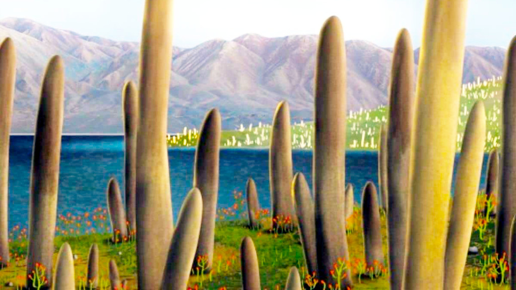 Прототакситы были самыми большими наземными организмами своего времени.