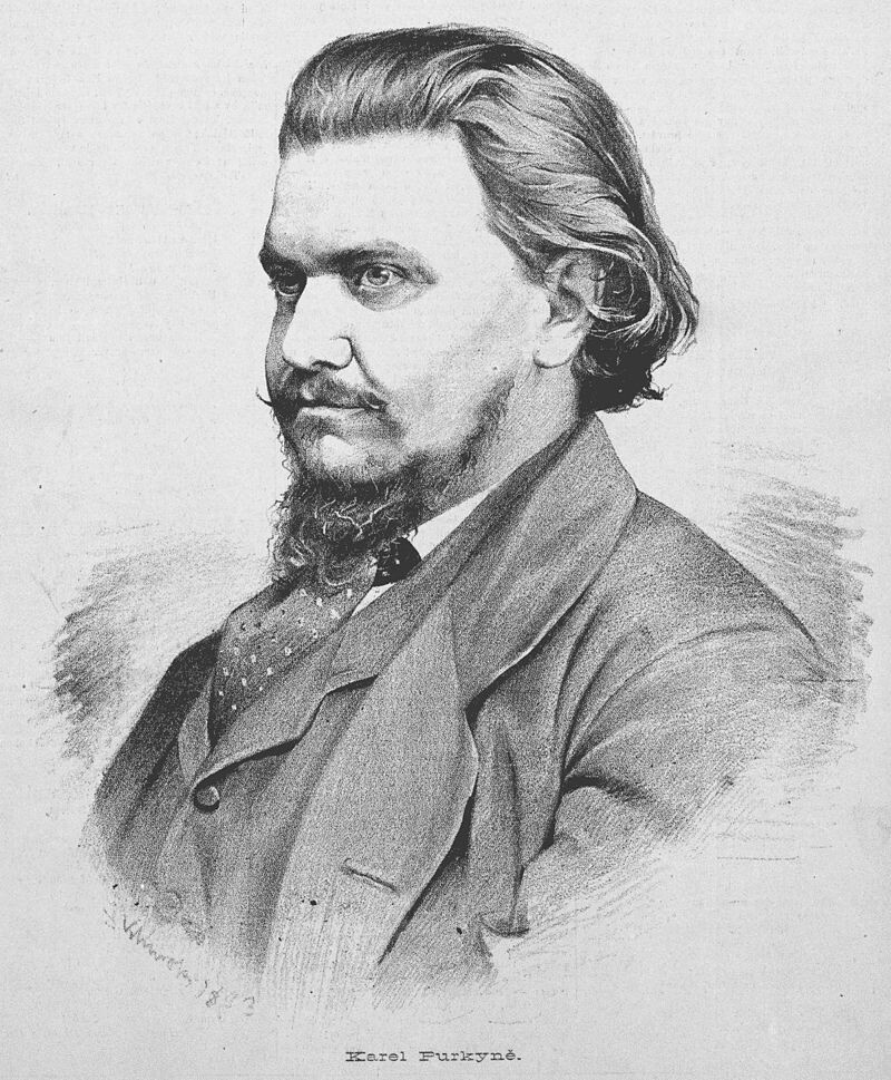 Карел Пу́ркине (чеш. Karel Purkyně) родился 15 марта 1834 года в Вроцлаве и умер 5 апреля 1868 года в Праге. Он был чешским художником, одним из самых ярких представителей реализма в чешском искусстве второй половины XIX века.