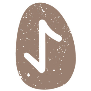  Руна Эйваз (перевернутая)