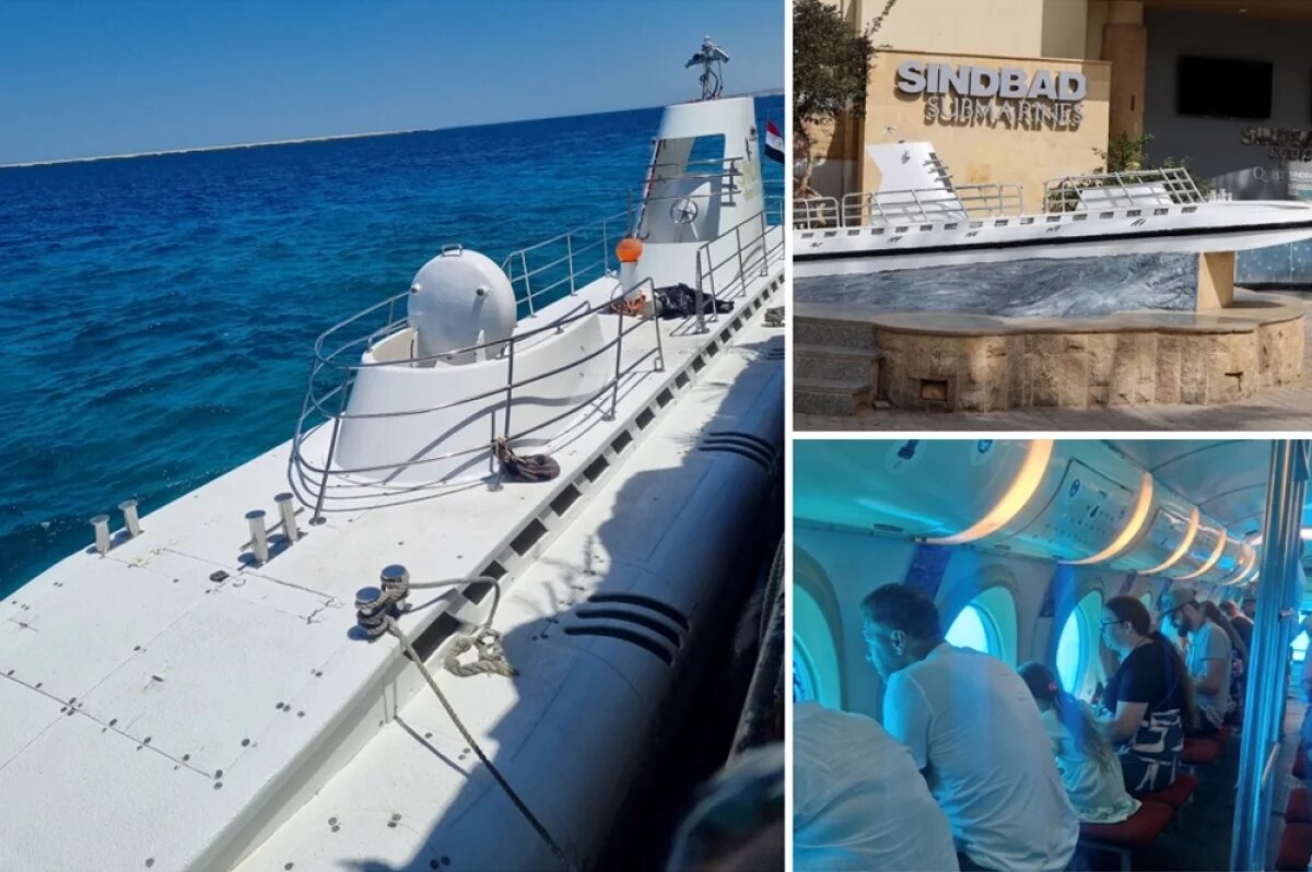    Батискаф «Синбад», затонувший в Хургаде.