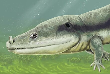 Микропозавр в естественной среде. Восстановление жизни.