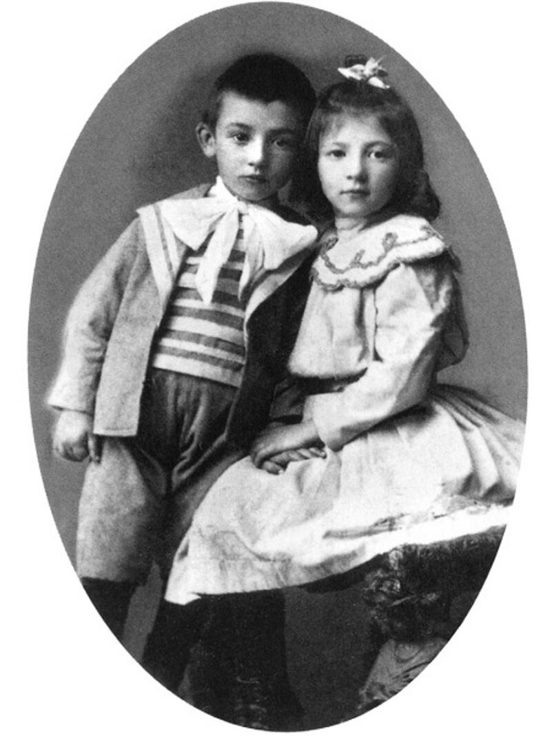 Фанни с братом Яковом