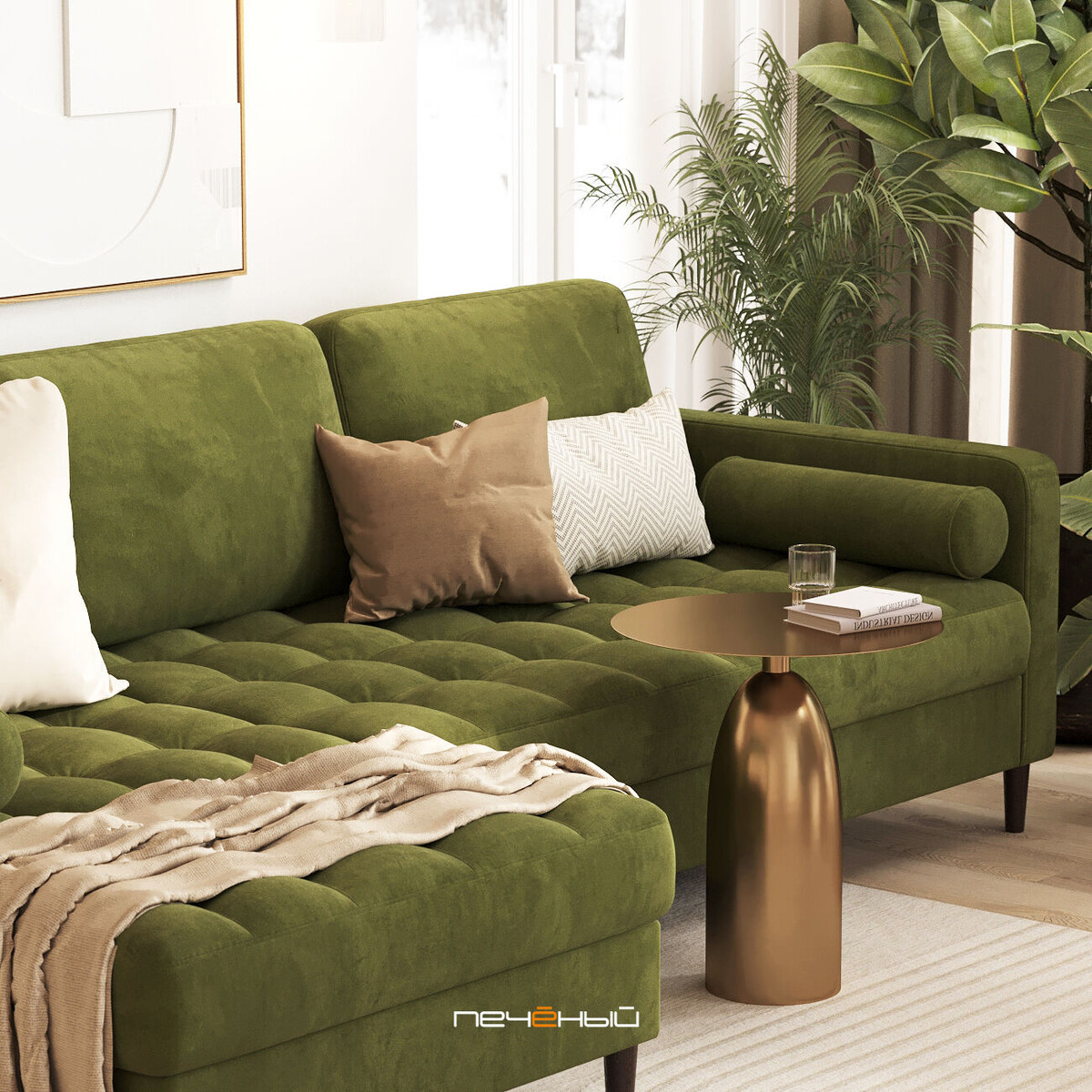 Дизайн кухни-гостиной