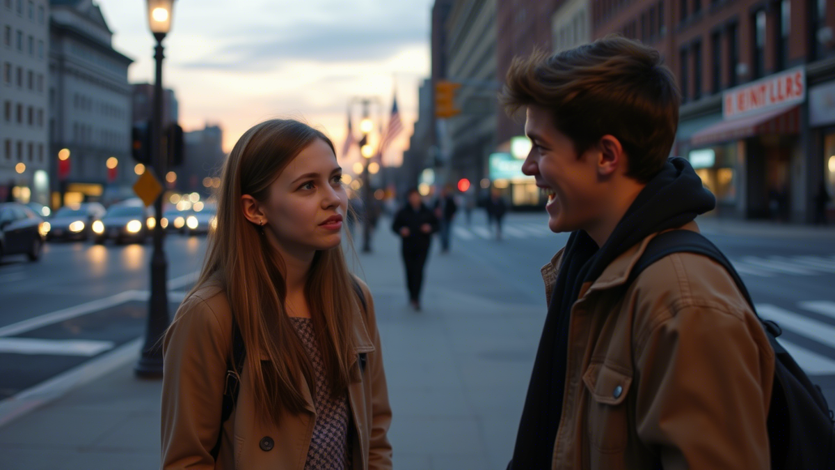 It's awkward for her because it's better to learn English.