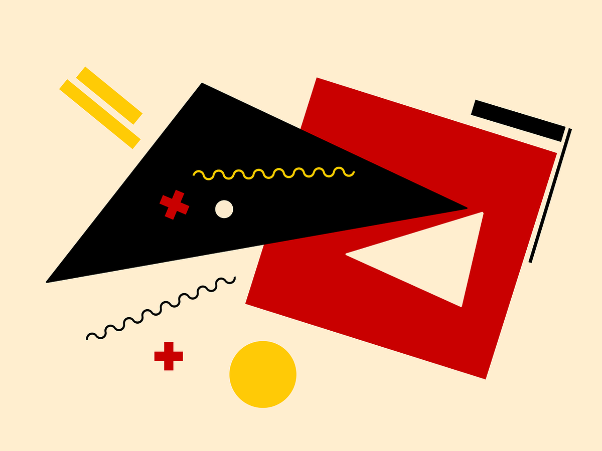 Творчество - векторный рисунок