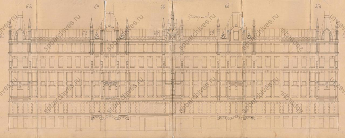 Чертеж взят из архива spbarchives.ru