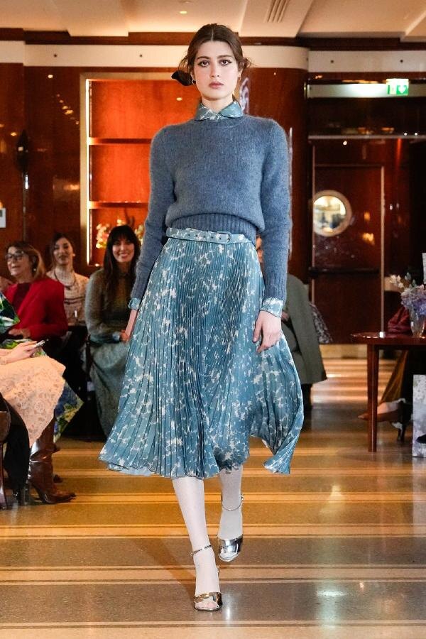 Показ коллекции Luisa Beccaria осень-зима 2025-2026 на Неделе моды в Милане FW25