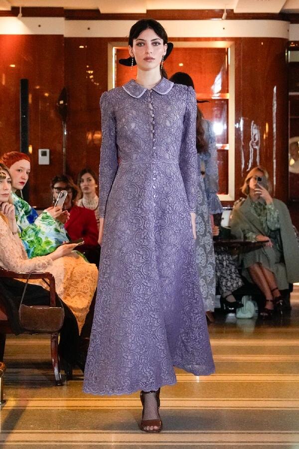 Показ коллекции Luisa Beccaria осень-зима 2025-2026 на Неделе моды в Милане FW25