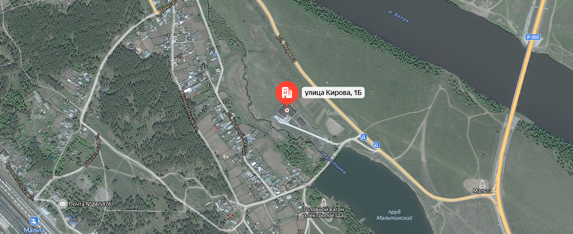 скриншот с яндекс карт