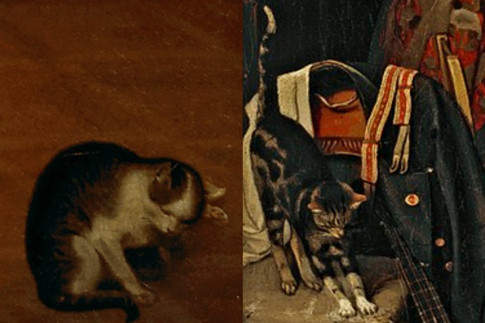 Котики на картинах Федотова