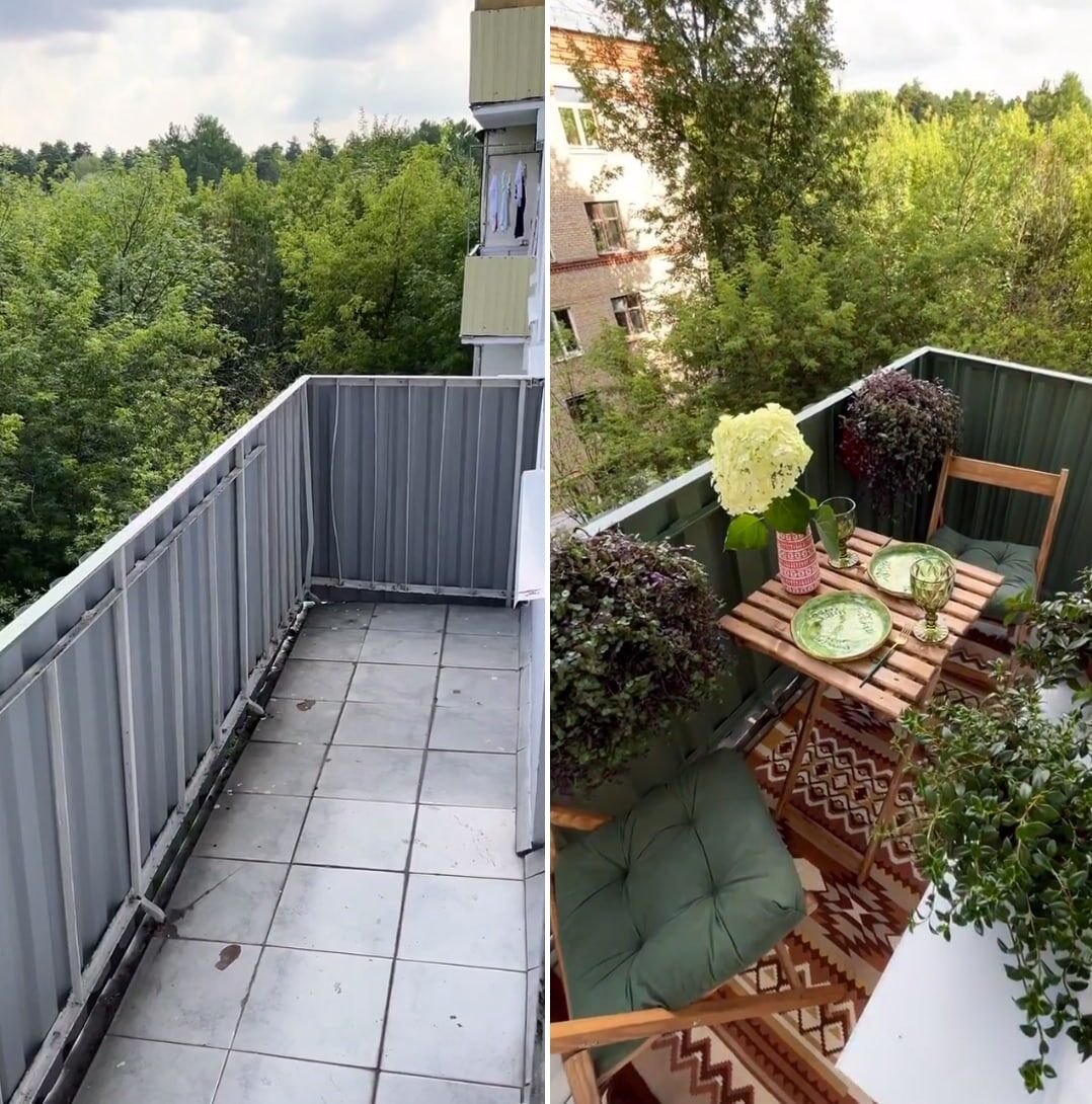 преображение балкона