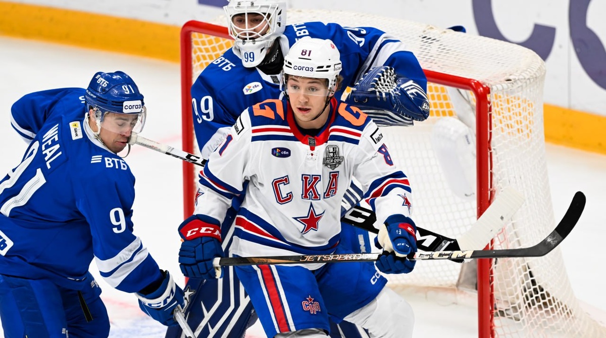 "Динамо" и СКА. Фото: пресс-служба ХК СКА.