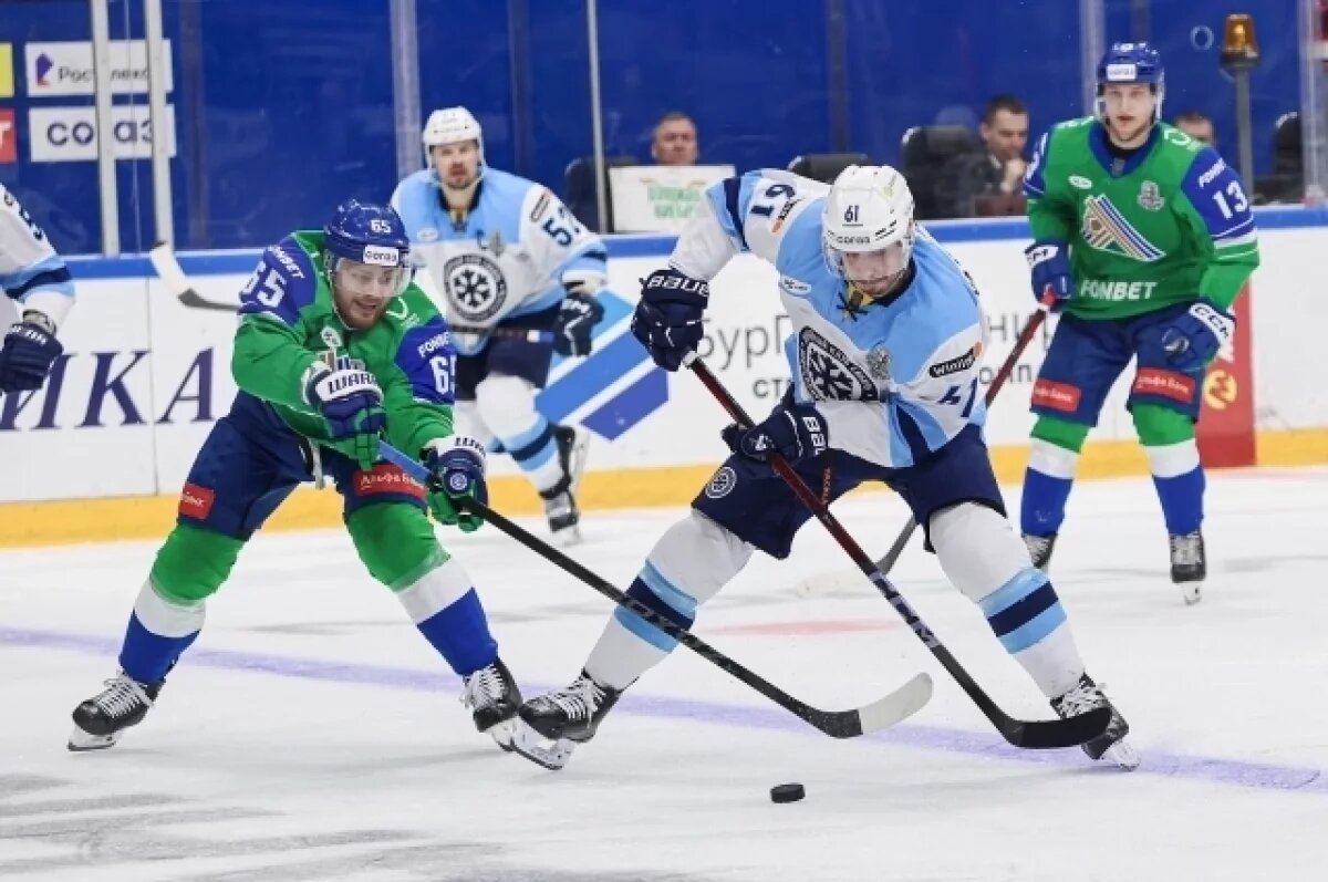    «Сибирь» во второй раз проиграла «Салавату Юлаеву» в серии плей-офф КХЛ