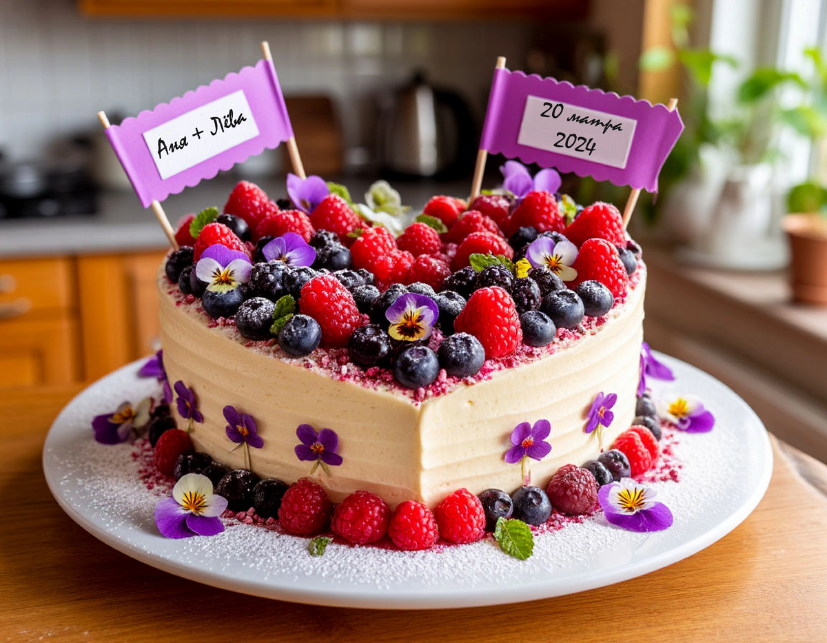 Как мило смотрятся топперы с надписями!