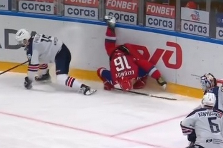    Скриншот трансляции КХЛ ТВ