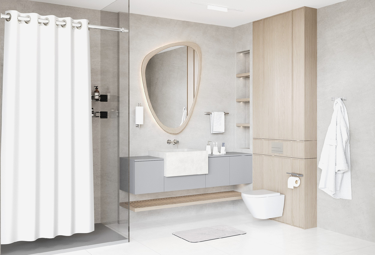 Комплект Скандинавский мрамор от INHOMEKA